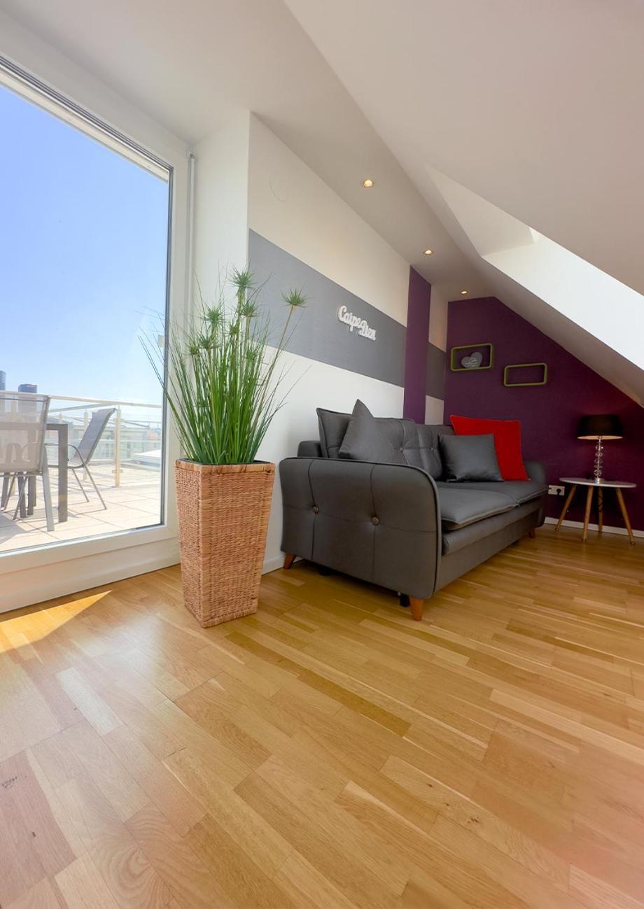 Elegant Duplex Danube Canal เวียนนา ภายนอก รูปภาพ